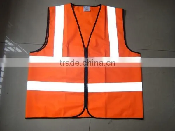 ENISO 20471 Standard cheap reflective black Security gilet
