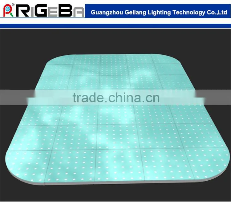 2015 newest sector round shape digital charming led dance floor