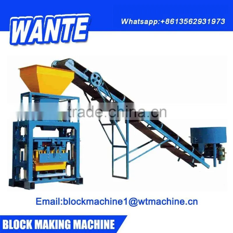 WANTE BRAND QT40-1brick making machine pakistan with low price