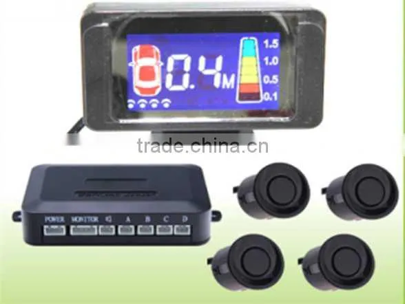 PS1017 Manufacturer LCD Car Reverse Parking Sensor Kit with 4 Sensors