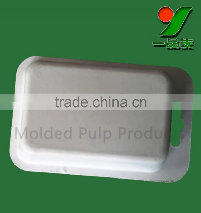 custom any shape food grade cushion dinner lap tray,Sugarcane pulp concrete tray