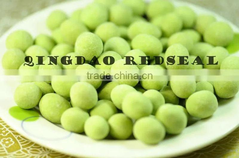 Wasabi flavor coated groundnuts