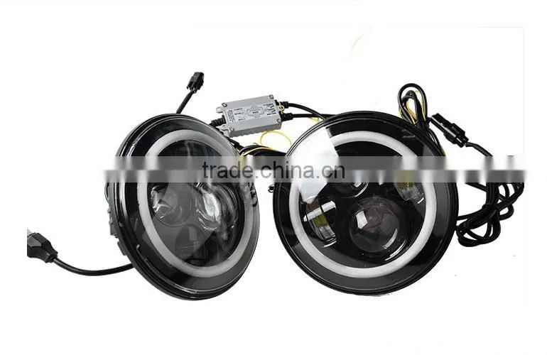 7inch Motorcycle LED Headlight Install For Harley Davidson Hi/Lo Beam Lamp Light