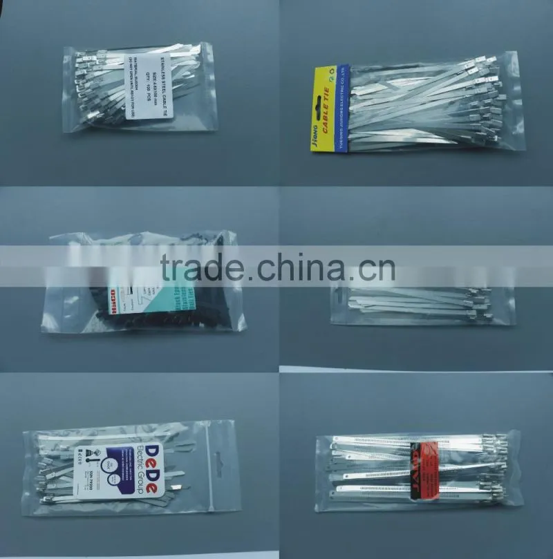 200 mm bicycle saddle pvc ladder type stainless steel cable tie with Multi Lock Type