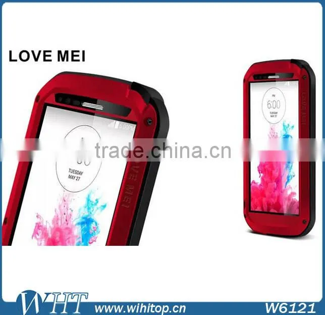 LOVE MEI Waterproof Case for LG G3 Vertical Version, for LG G3 Hybrid Case