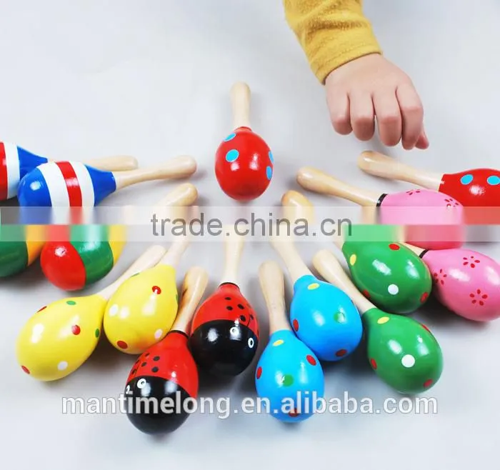baby rattle toy wooden rattle
