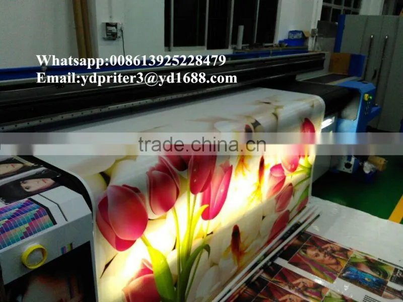 Canvas uv hybrid printer inkjet canvas artwork UV digtial printing machine for canvas paper