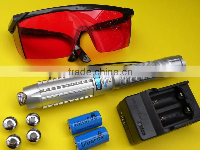 532nm High Power Laser 300mW Super Bright Rechargeable Green Laser Pointer On Off Switch Focusable Burning Lazer