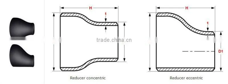 Butt Weld WPHY 46 Concentric Pipe Reducer