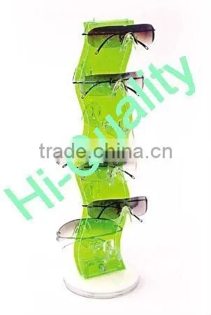 New Glossy Sunglass Display Holder/ Acrylic glasses retail stands