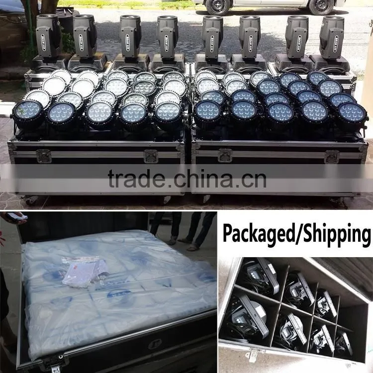 Make in china waterproof outdoor 18*15w RGBWA 5 in 1led par light