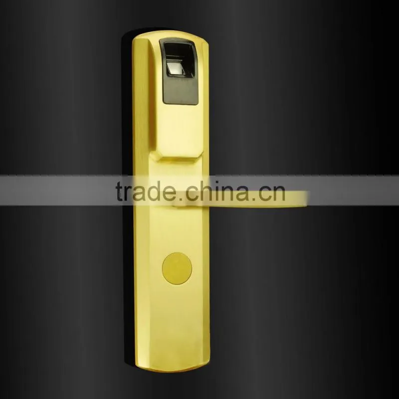 Frigerprint household electronic lock for the copper forging door lock with RFID card .