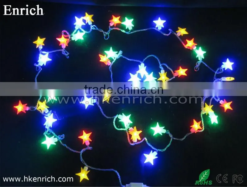 Christmas decoration five-pointed led star strings IP64
