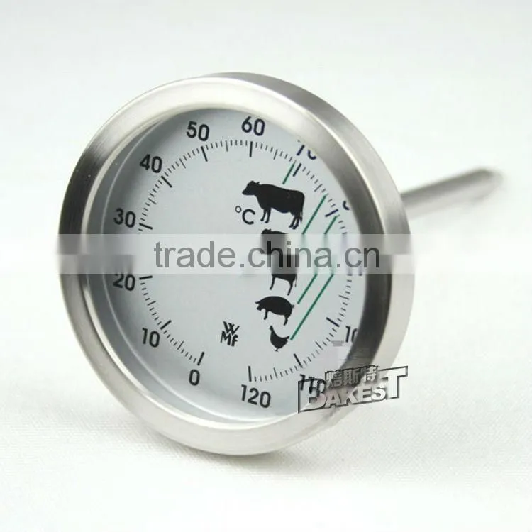 Q01 BAKEST stainless steel thermometer Hygrometer with probe/roast thermometer/food measuring apparatus