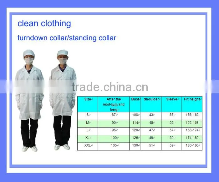 high quality ESD clothing made in China