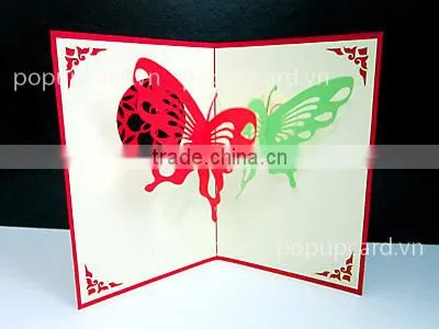 Greeting wedding card
