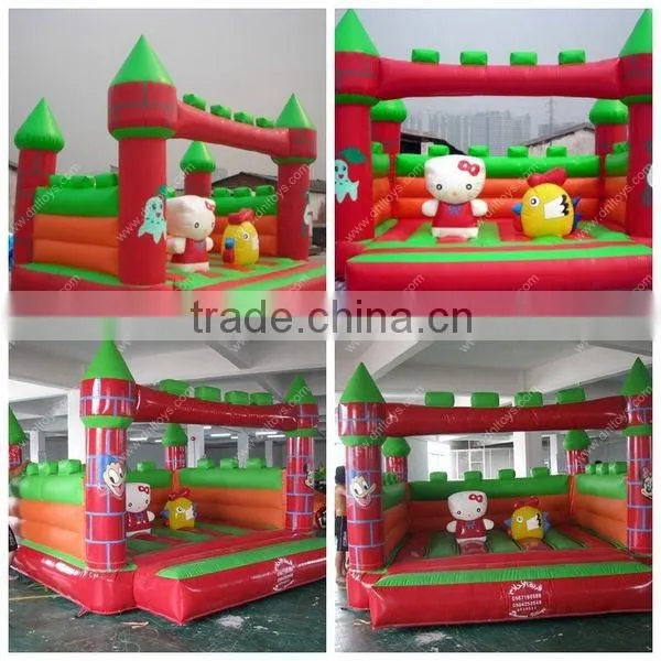 Used commerical Yellow style Inflatable bouncer for sale