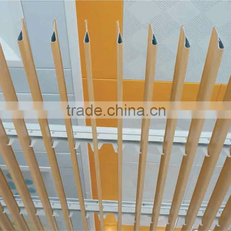 Anti-corrosion Aluminum Blade Baffled Water Drip Ceiling