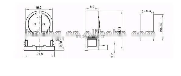 BNCHG t8 t5 lamp base RoHS/S/CQC/ISO9001:2008