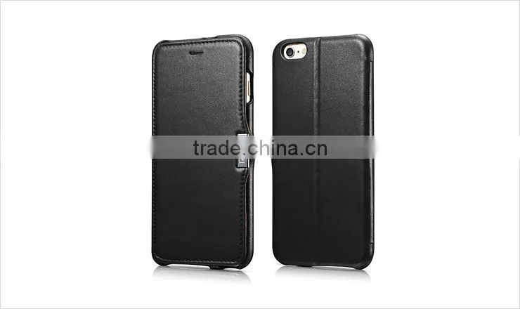 genuine leather wallet case for iPhone 6 5.5 inch