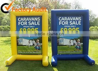 Inflatable advertising signs/ inflatable billboards, ideal for advertising and promotional campaigns