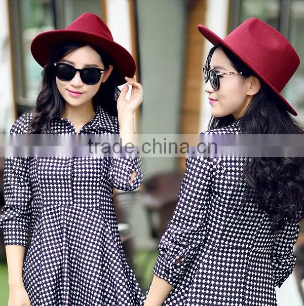 The Latest Fashion Felt Fedora Hat Ladies Felt Hillbilly Hat