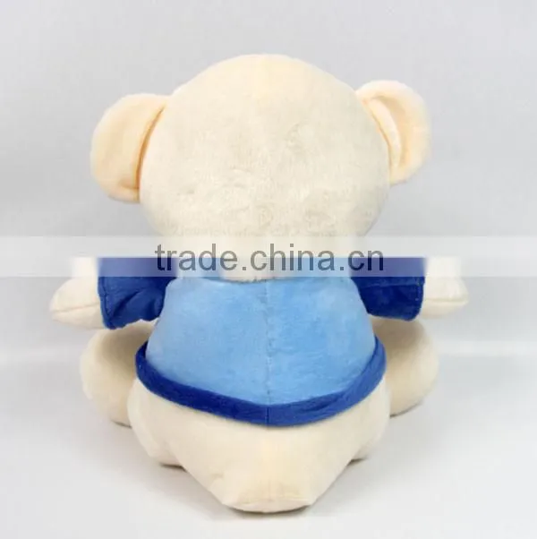 Luckiplus Hot Sale First Class Pink Girl and Blue Boy Bear Safe Technology Toy For Kids