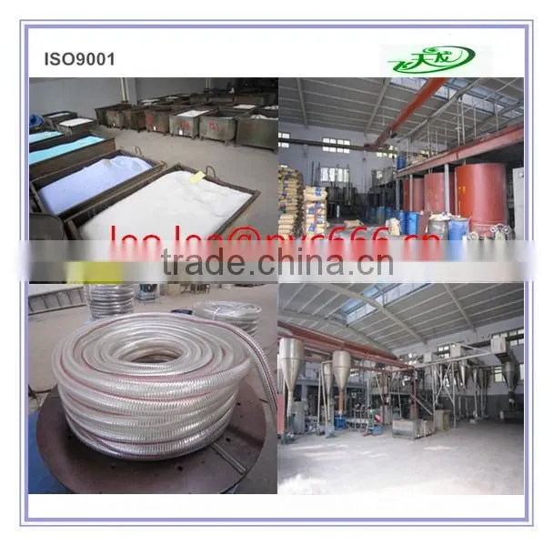 Promotion price food grade Pvc spiral steel wire reinforced hose/suction hose tube