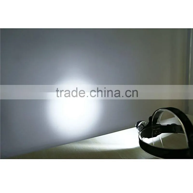 AAA battery powered LED Headlamp 18 White LED and 2 Red LED 4 Brightness Level Choice