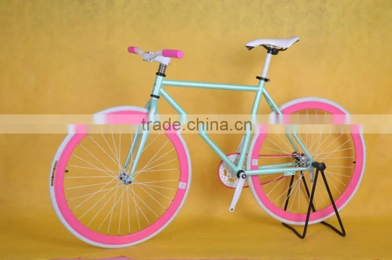 700C colorful fixie fixed bike form TAIWAN Fixed Gear Bikes factory to wholesale blue fixed gear bike