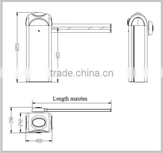 DZ1-ZHG is a basic automatic barrier offering simple and efficient access control.