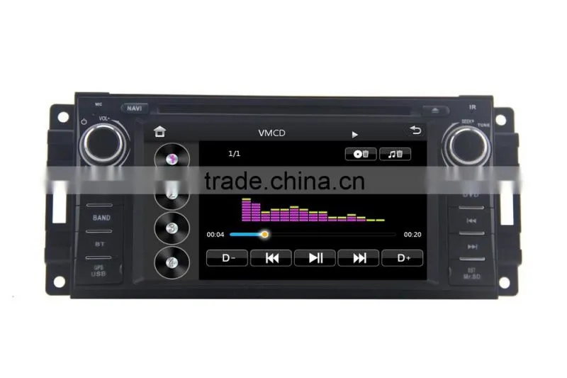 6 inch touch screen car stereo For JEEP chrysler dodge commander caliber cherokee