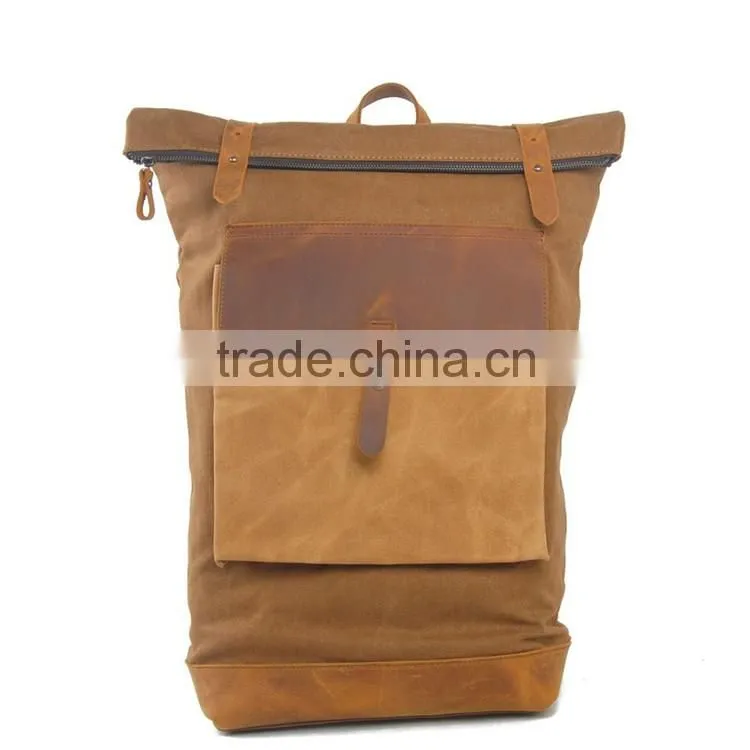 China wholesale RS-104-1 canvas student backpack school bag high school bag