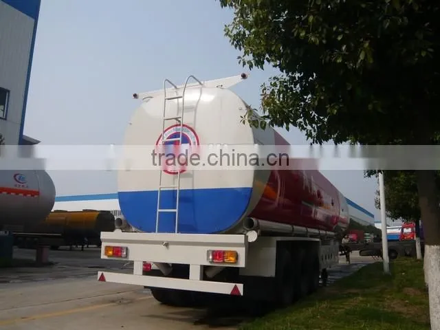 carbon steel semi-trailer 45000-60000 Litres fuel tanker truck capacity