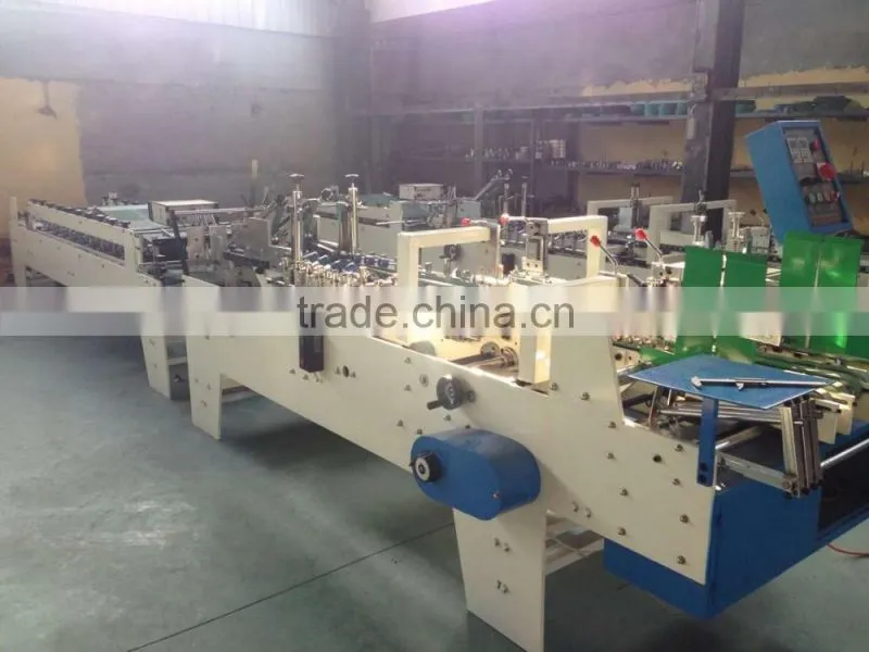 alibaba recommend small box folder gluer machine /carton box making mahcine price made in china