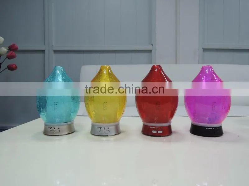 rainbow colorful glass mini aroma diffuser made in China