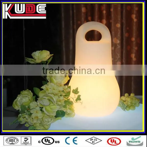 led illuminated home decor led light, rechargeable led hand light for home