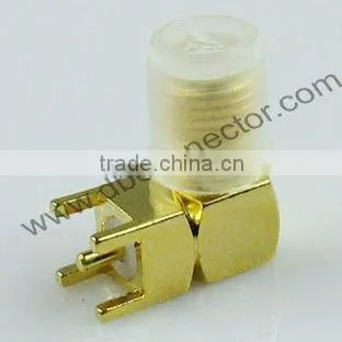 Male PCB RF SMA SMB Right Angle Connnector