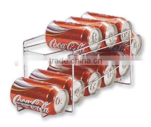 Chrome Wire Beverage Can Dispenser