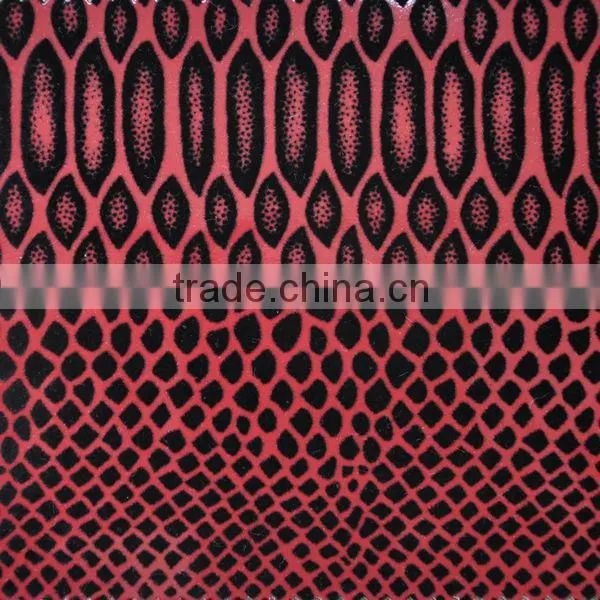PU leather fabric material with suede surface