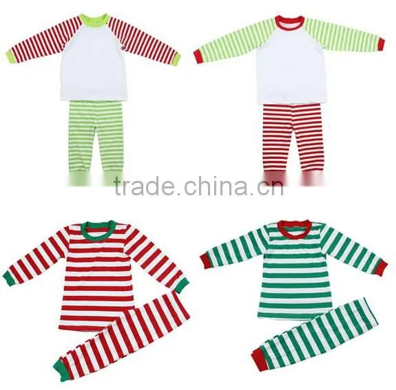 2016 winter children clothes boys girls holiday pajamas red striped button up christmas siblings pajamas matching kids pajamas