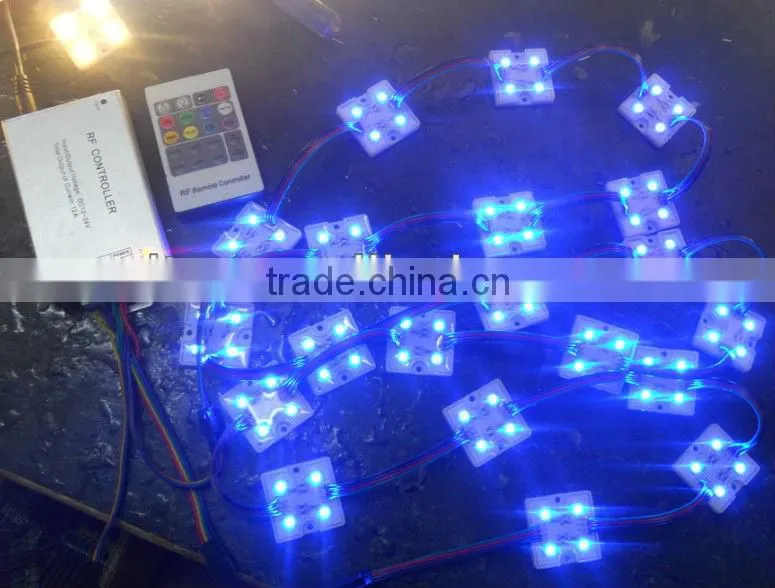 promotion!!! 5050 SMD RGB LED module,0.96W;DC12V;20pcs a string