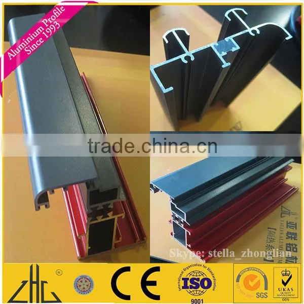 Wow!! Custom color powder coating shower door aluminum parts factory China,mirror finish aluminium profile for shower enclosures