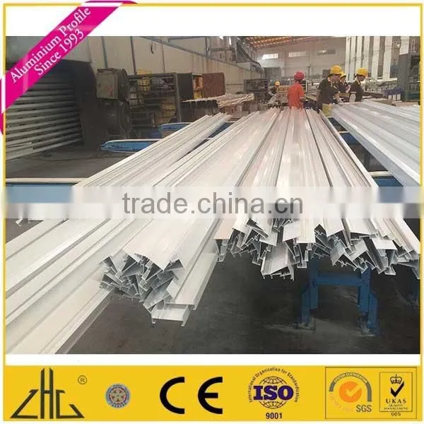 Wow!!!6063T6 powder coated aluminium profile extrusion to make door and window frame, u channel aluminium bottom frame for glass