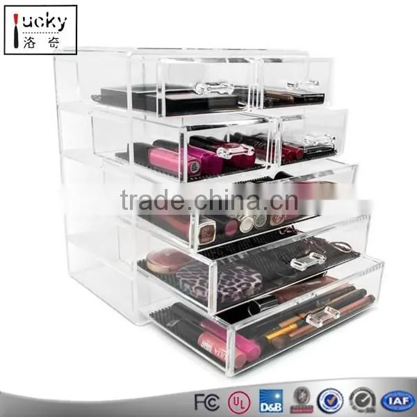 Acrylic Cosmetic Organizer Makeup Drawers Orgaization Lipstick Stand