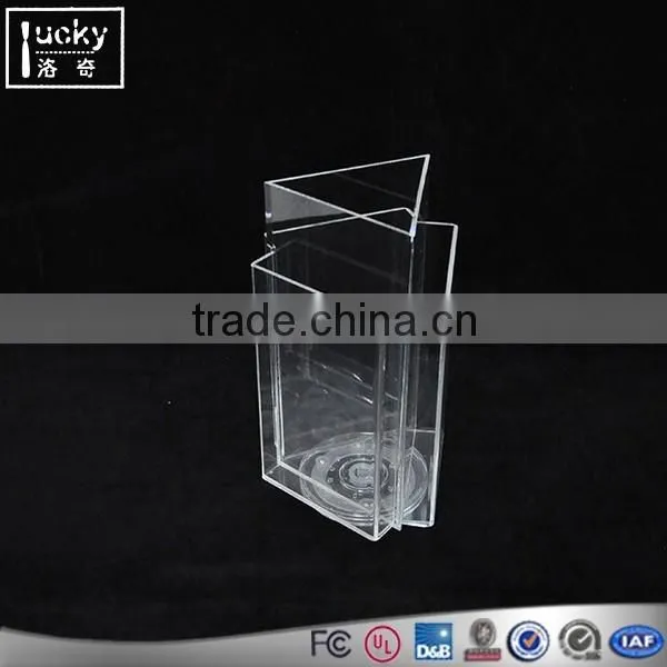 Acrylic Advertising Brochure Rotating acrylic hotel brochure holder