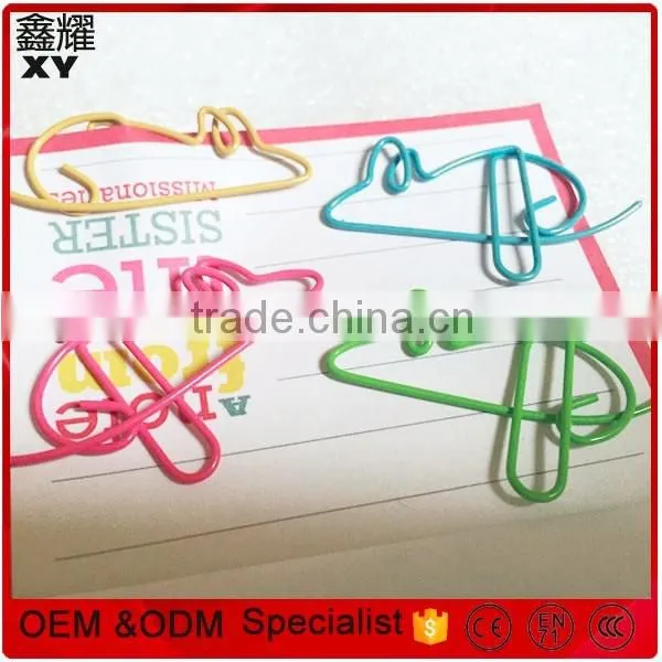 The 12 Chinese zodiac shapes animals design metal paper clips