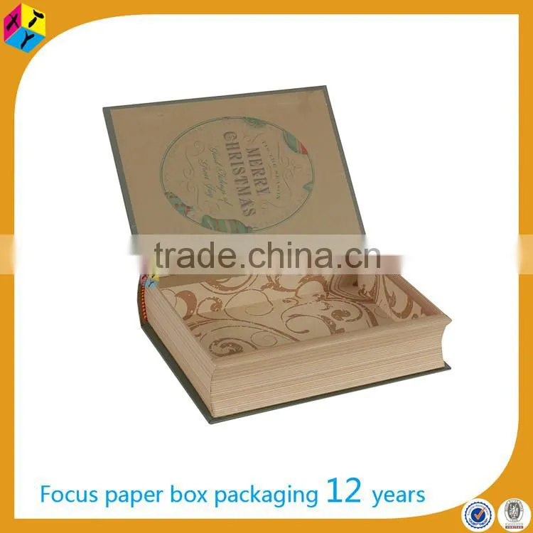shenzhen paper decorative book like boxes