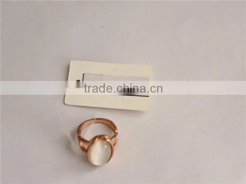 JSY jewerly rings sets 18k yellow gold rings cat eye gemstone ring