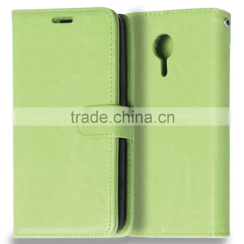 Mobile Phone PU Leather Flip Card-slot Case for Meizu MX5